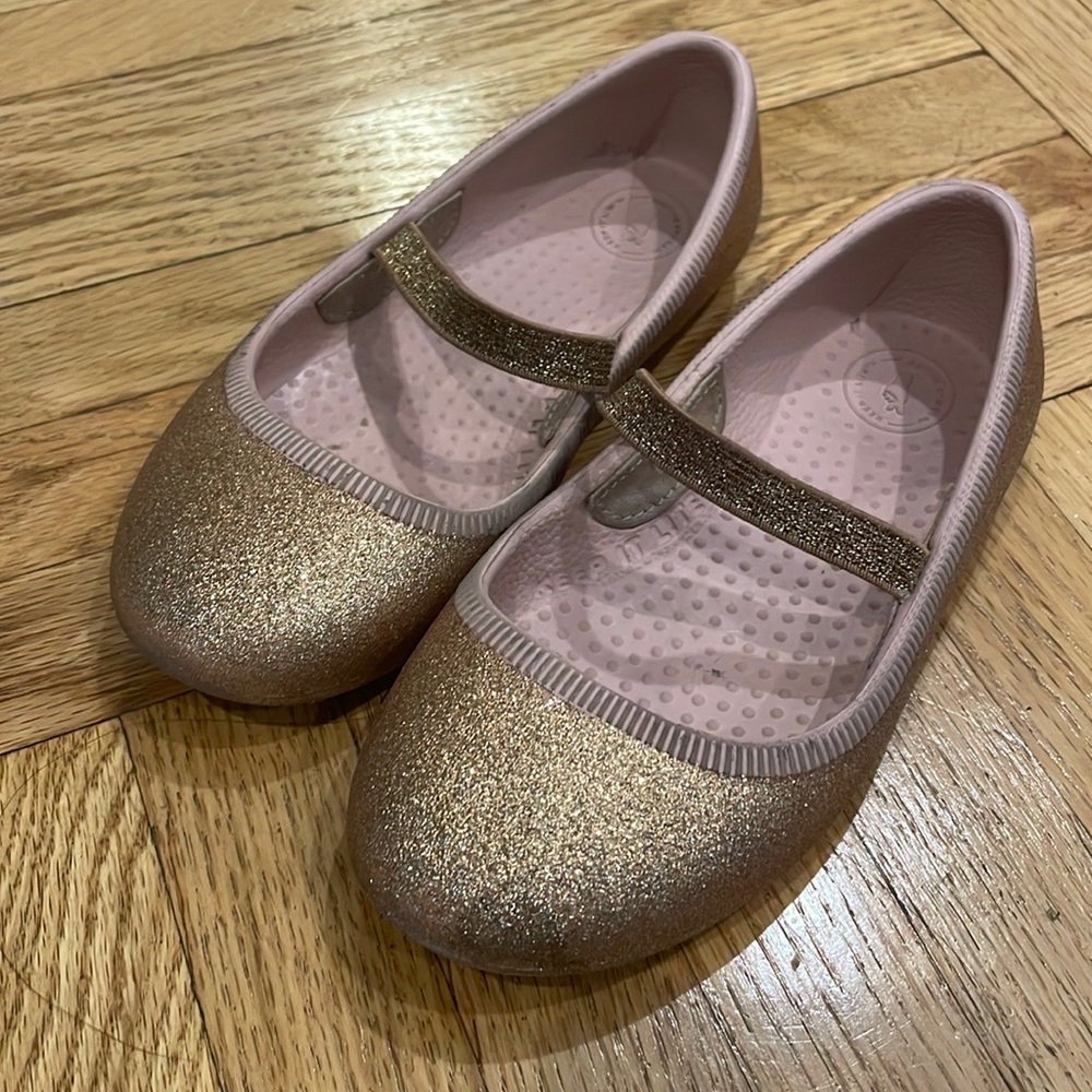 Gold Native Mary Janes